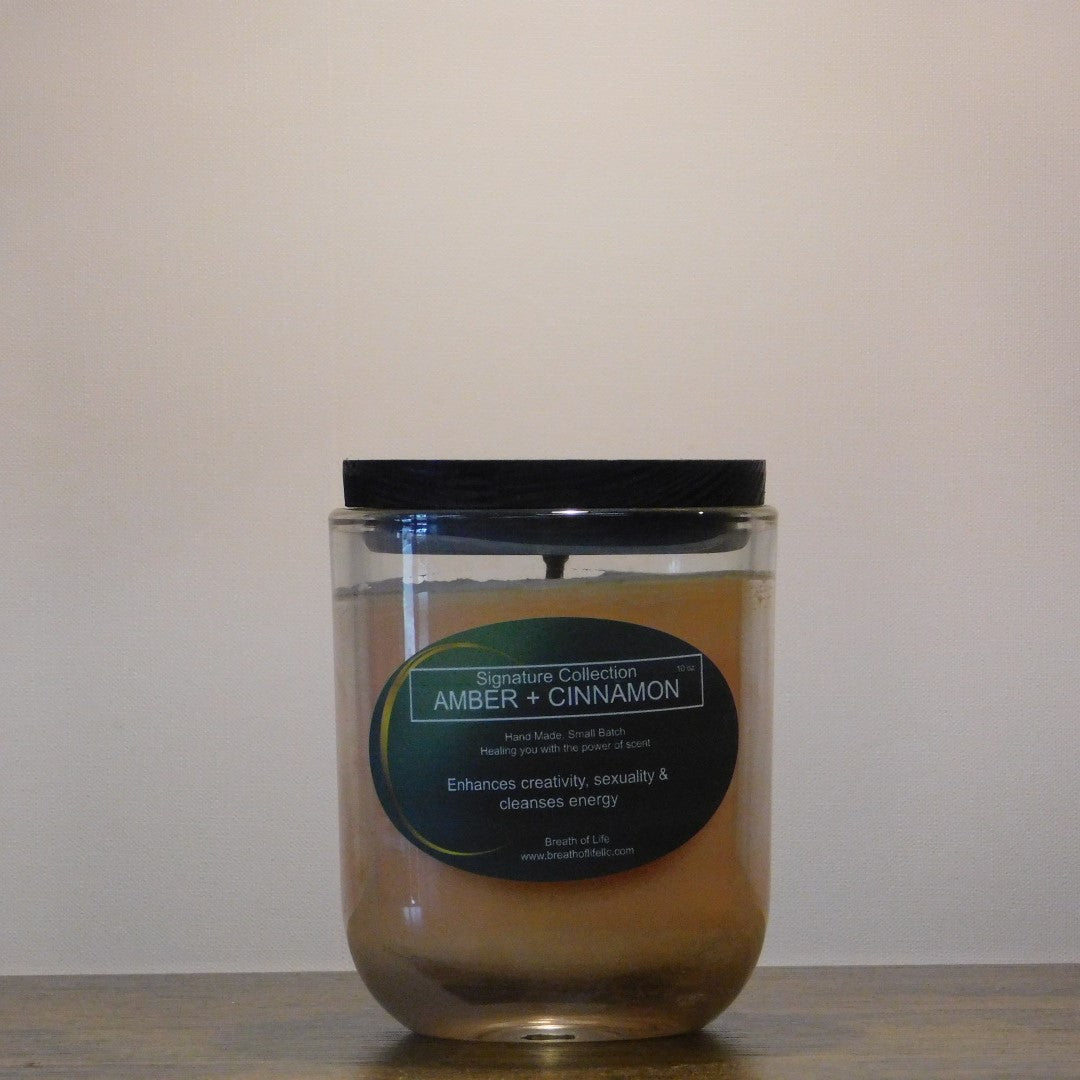 Soy Wax Candles Amber + Cinnamon